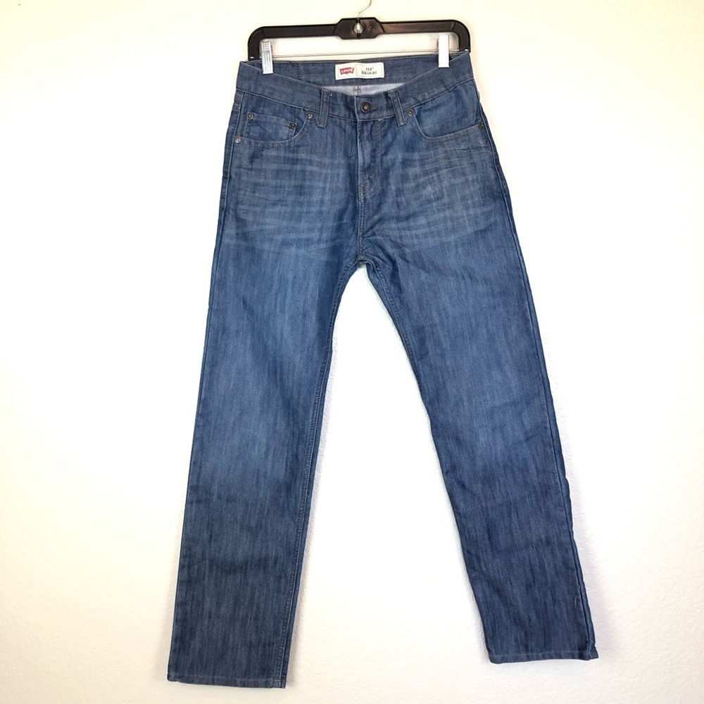 Levi's 514 Straight Leg Denim Blue Jeans Mens Size 30X30 20 Regular Casual